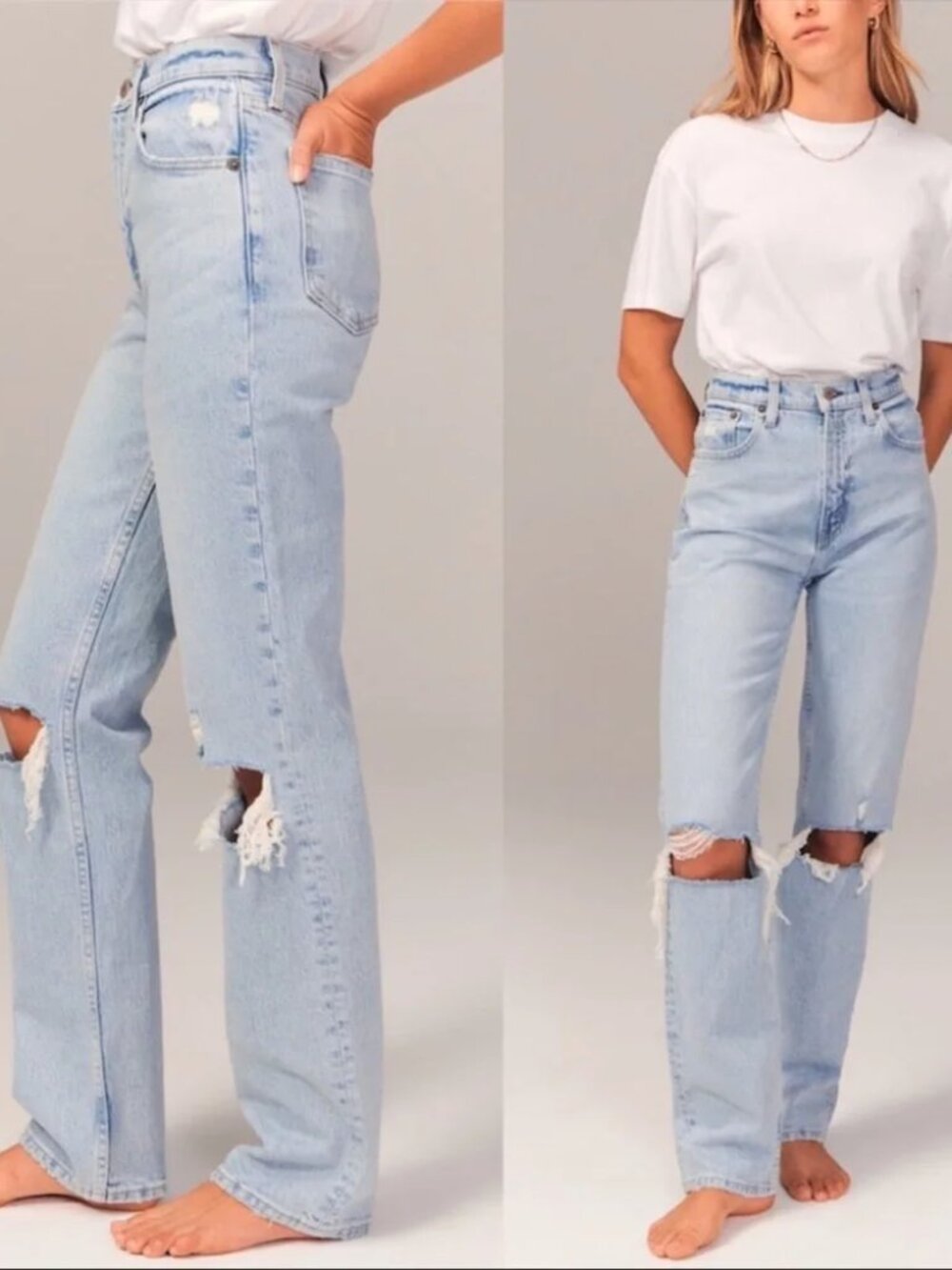 Abercrombie & Fitch The 90's Straight Ultra High Rise Jean Size 29/8L